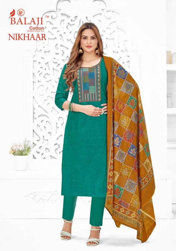 Balaji Nikhaar Cotton Designer Dress Material